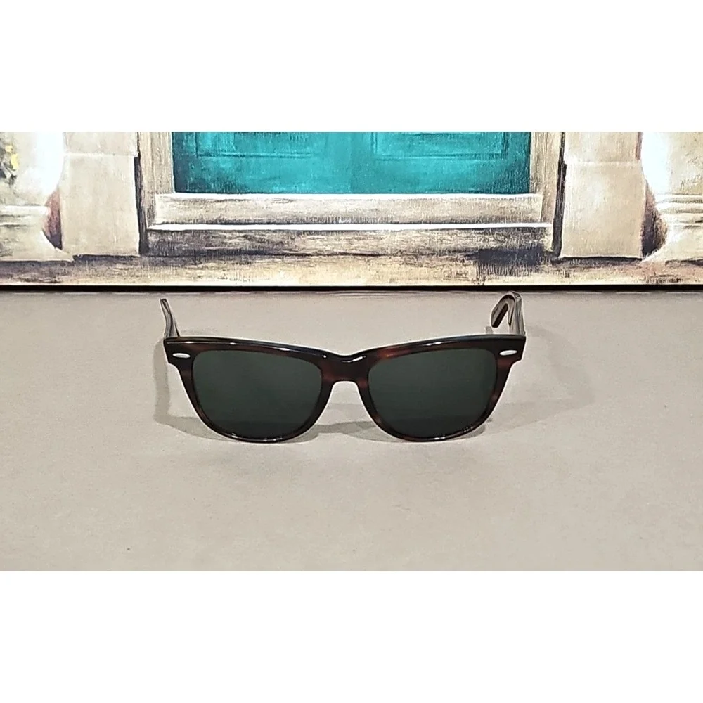 VINTAGE B&L RAY-BAN L1725 XWAS‎ G15 UV CRYSTAL SHINY TORT WAYFARER II SUNGLASSES